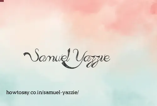 Samuel Yazzie