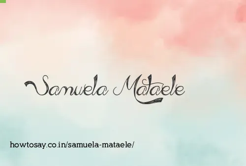 Samuela Mataele