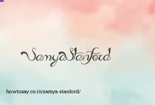 Samya Stanford