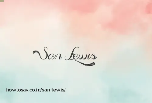 San Lewis