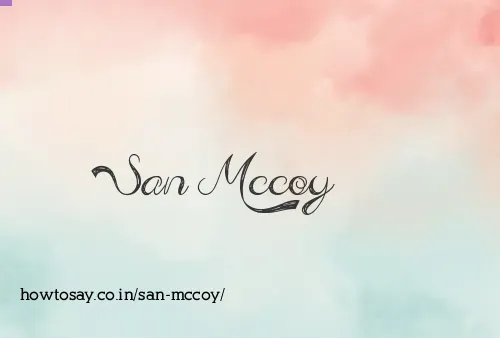 San Mccoy