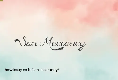 San Mccraney