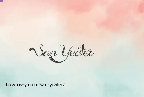 San Yeater