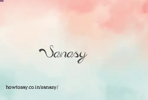 Sanasy