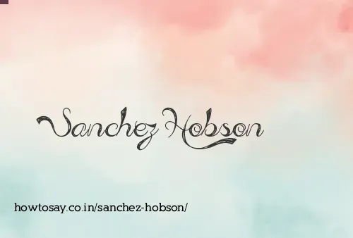 Sanchez Hobson