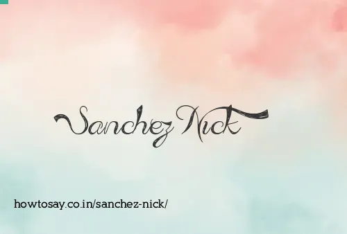 Sanchez Nick