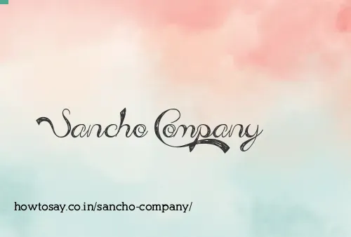 Sancho Company