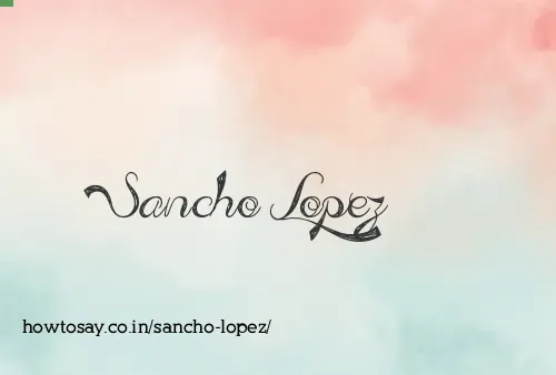 Sancho Lopez