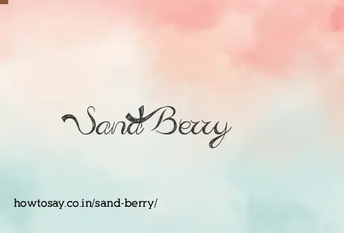 Sand Berry