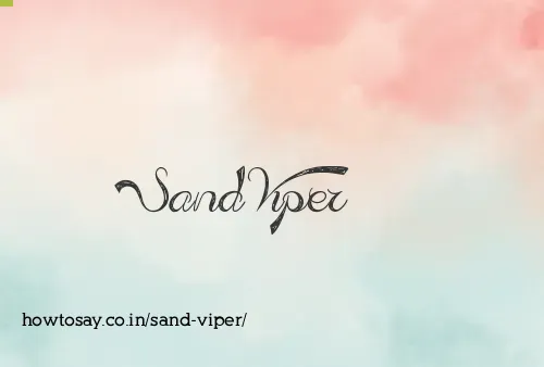 Sand Viper