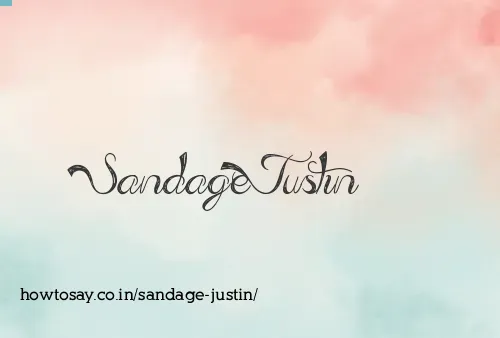 Sandage Justin