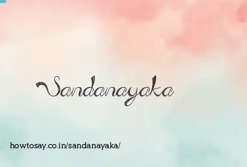 Sandanayaka