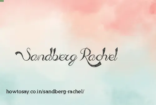Sandberg Rachel