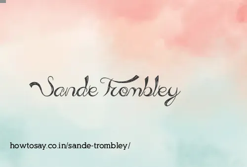 Sande Trombley