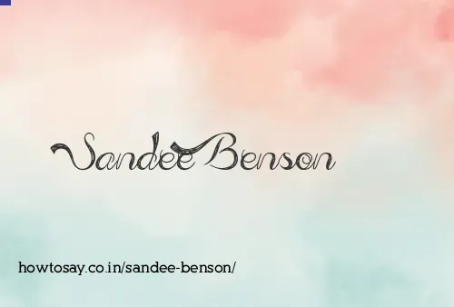 Sandee Benson