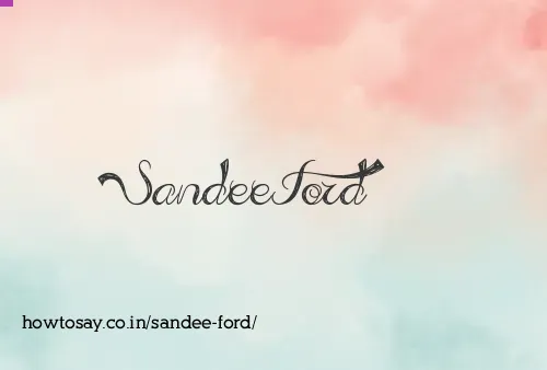 Sandee Ford