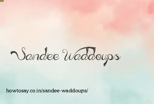 Sandee Waddoups