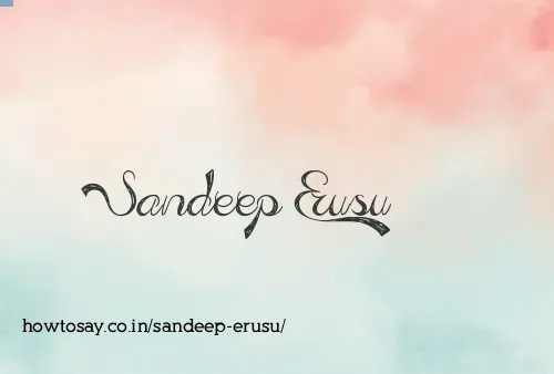 Sandeep Erusu