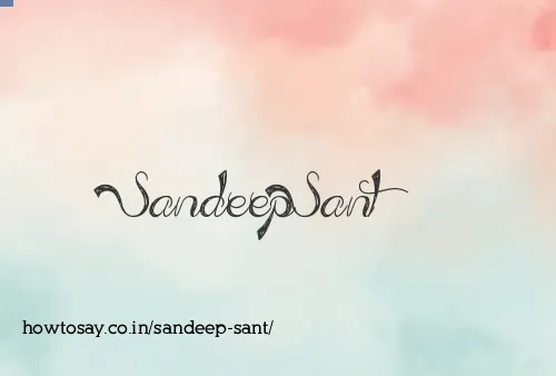 Sandeep Sant