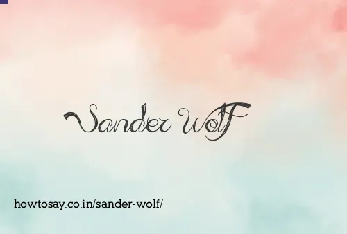 Sander Wolf