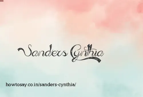 Sanders Cynthia
