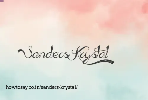 Sanders Krystal