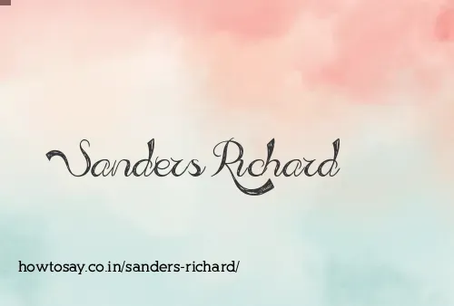 Sanders Richard