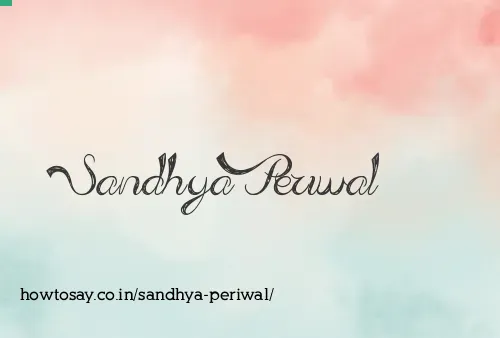Sandhya Periwal