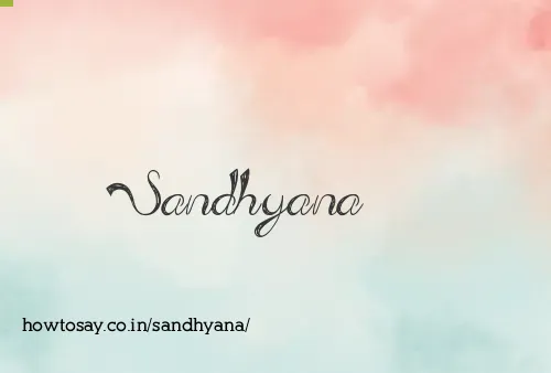 Sandhyana
