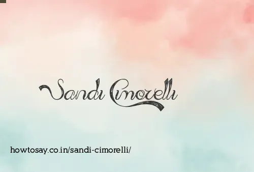 Sandi Cimorelli