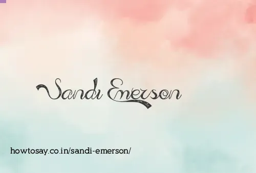 Sandi Emerson