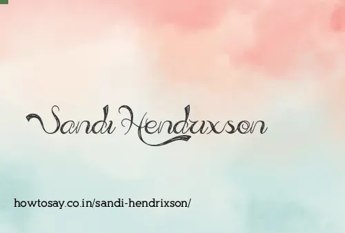 Sandi Hendrixson