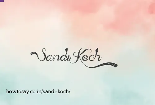Sandi Koch