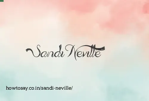 Sandi Neville