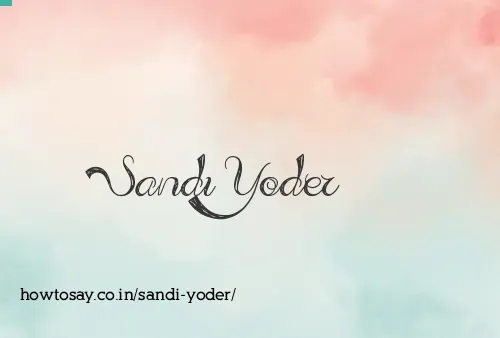 Sandi Yoder