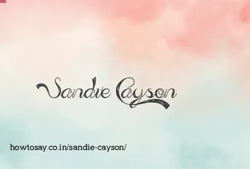 Sandie Cayson