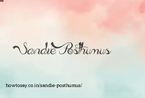 Sandie Posthumus