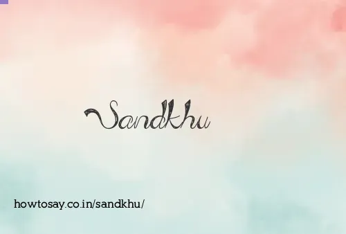 Sandkhu