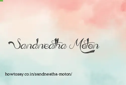 Sandneatha Moton