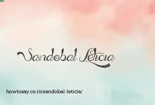 Sandobal Leticia