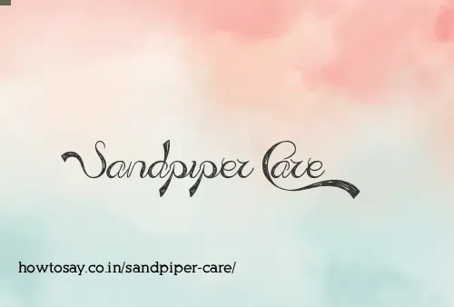 Sandpiper Care