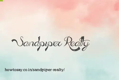 Sandpiper Realty
