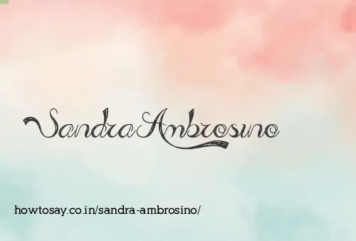 Sandra Ambrosino
