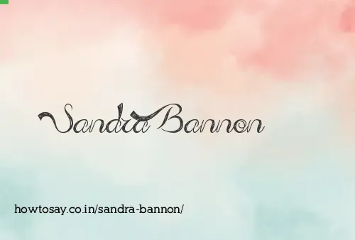 Sandra Bannon