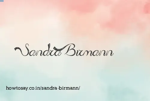 Sandra Birmann