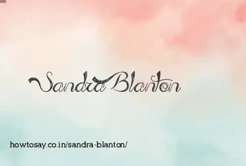 Sandra Blanton