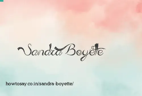 Sandra Boyette