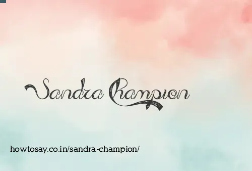 Sandra Champion