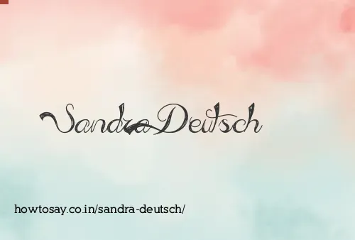 Sandra Deutsch