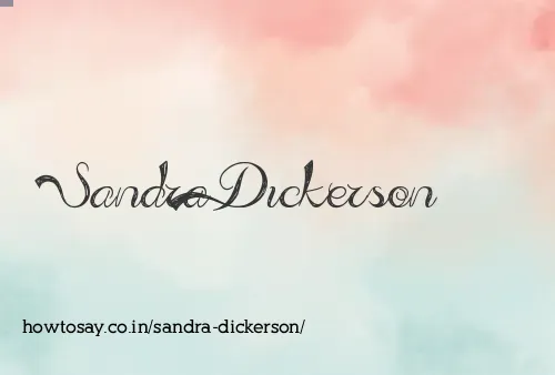 Sandra Dickerson